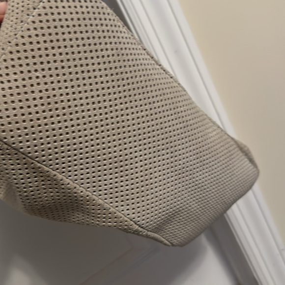 Brand New Vera Pelle Made in Italy taupe Leather Suede Hobo Shoulder Bag - Picture 8 of 16